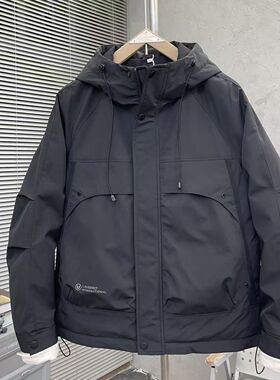 连帽百搭青年痞帅长袖休闲防风夹克上衣潮牌户外开衫拉链夹克