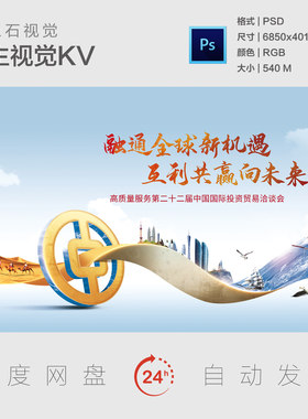 国际金融投资贸易洽谈合作全球新机遇互利共赢主视觉背景展板KV