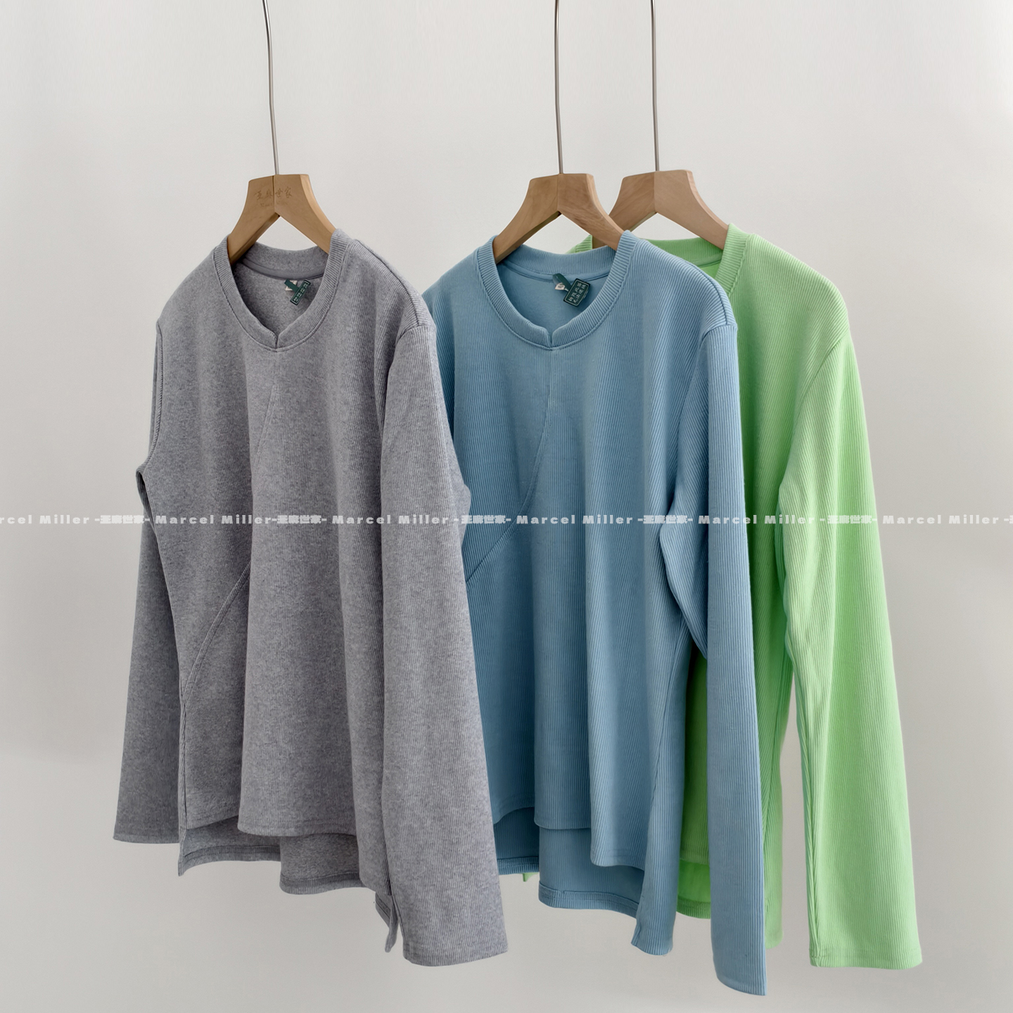 沉甸甸质感汉麻再生纤维加厚打底衫可外穿内搭多色高级感长袖上衣