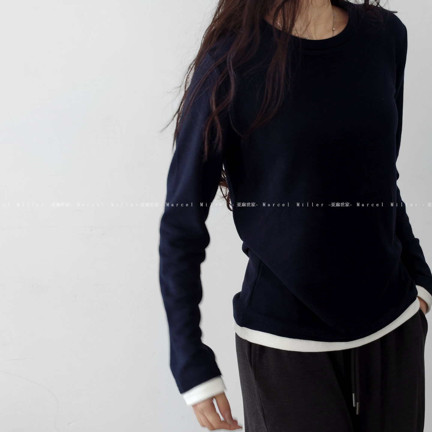 秋冬假两件保暖长袖打底衫