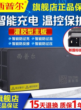 西普尔新国标电动车充电器适用台铃60v20爱玛72v小刀新日小鸟欧派