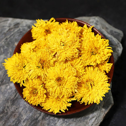 菊花茶徽州婺源皇菊花茶黄山贡菊胎菊金丝黄菊花散装花草茶250克