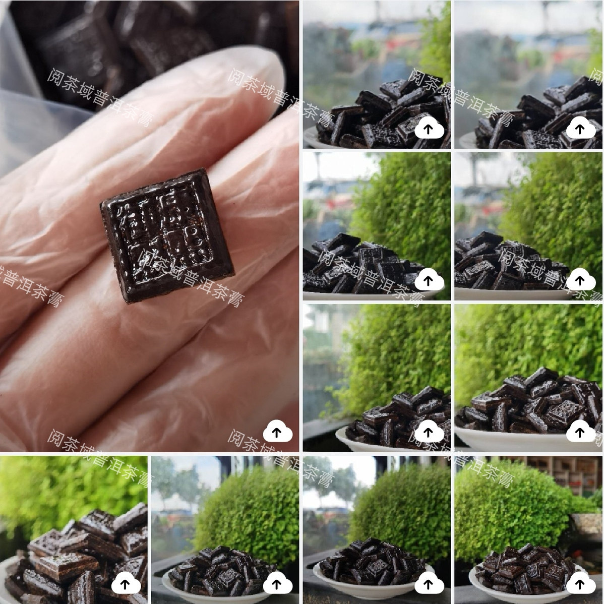 仿古茶膏养生茶速溶普洱生茶膏