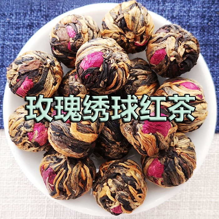 HandmadeBlackTeawithRose