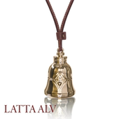 LATTA ALV金色铃铛饰品香膏颜值便携随身小香膏持久留香高档款