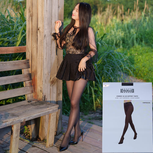 Wolfordsynergy40缎感压力袜