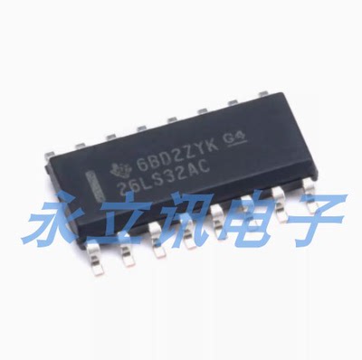 原装正品 贴片 AM26LS32ACDRG4 SOIC-16 四差分线接收器 芯片