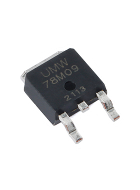 原装正品 贴片 UMW 78M09 TO-252 输出9V/1A线性稳压器芯片