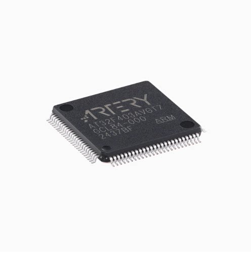 原装 AT32F403AVGT7 LQFP-100 ARM Cortex-M4 32位微控制器-MCU