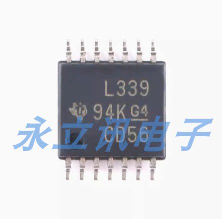 原装正品 贴片 LM339PWR TSSOP-14 四路差动比较器IC芯片