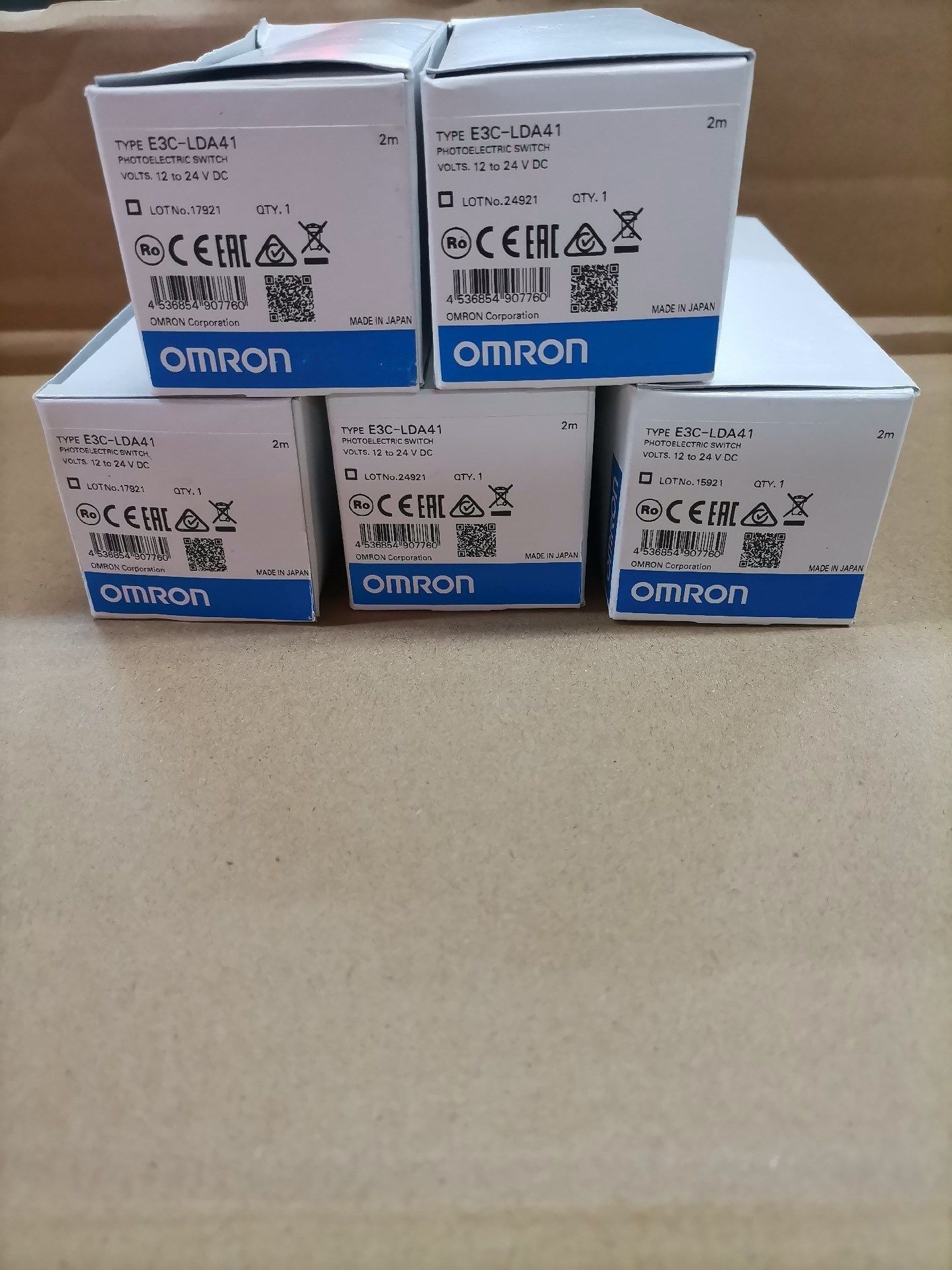 欧姆龙传感器E3C-LDA41拍前请询价