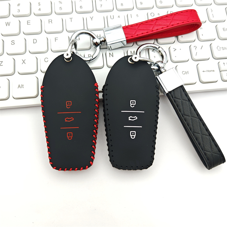 适用26款东风日产N6钥匙套新款日产N7汽车遥控真皮保护套包锁匙扣