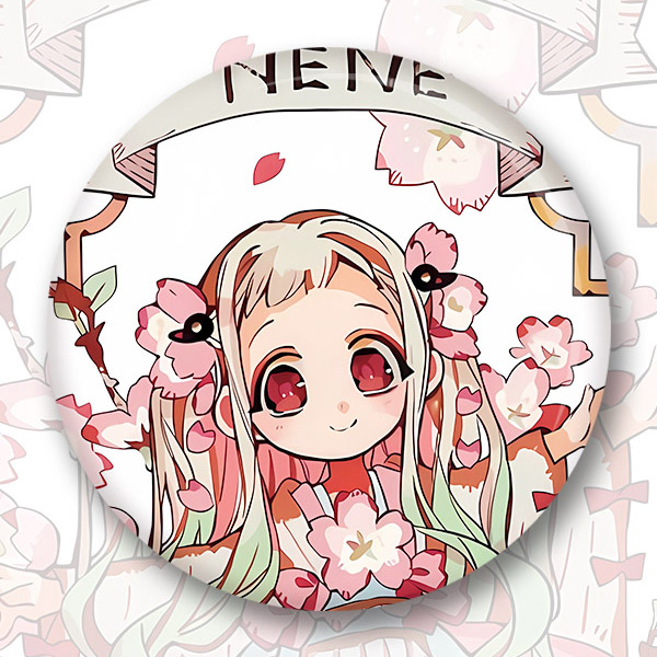 卡通地缚少年周边徽章胸章马口铁创意礼品花子君八寻宁宁支持定制