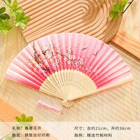 Folding fans, ancient Chinese style, Hanfu, women's cheongsam, dance, children, students, summer portable folding small fans thumbnail 8