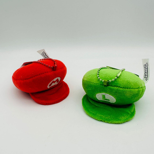 马里奥超级玛丽路易基帽子毛绒公仔玩具玩偶挂件