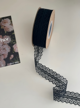 韩式蕾丝鞋带白色丝带装饰ins手工小众少女可爱公主蝴蝶结diy辅料