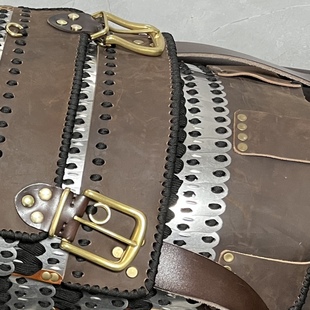 甲胄配件扎甲牛皮包内衬条衬盔甲连接带甲胄制作铠甲配件