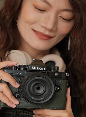 SVEN尼康zf手柄真皮保护套ZF皮套zf相机包ZFC配件NikongZF保护壳