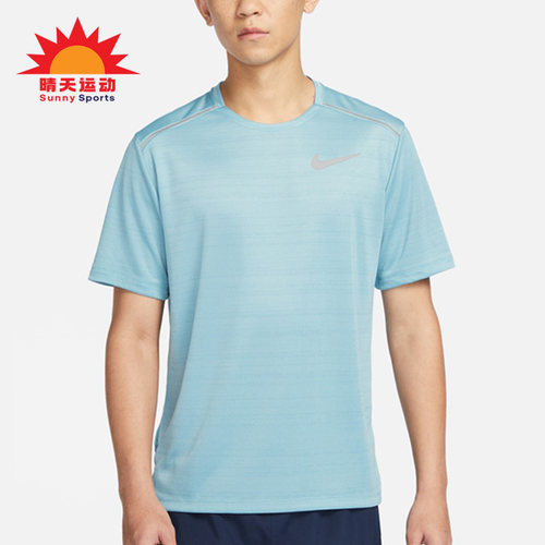 Nike/耐克正品夏季新款男子圆领透气运动短袖T恤AJ7566-494