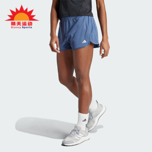 KNIT Adidas 阿迪达斯正品 PACER IR6239 HIGH女士透气健身短裤
