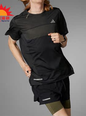Adidas/阿迪达斯正品ULT ENG TEE 男士速干跑步运动短袖T恤IN0094