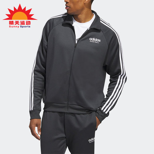 阿迪达斯春季男子运动夹克外套