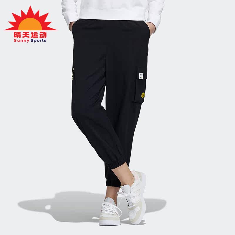 阿迪达斯笑脸联名女子运动长裤