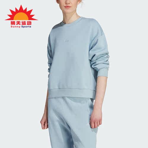 阿迪达斯正品女子宽松卫衣