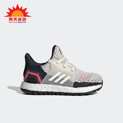 阿迪达斯运动婴童系带跑步鞋