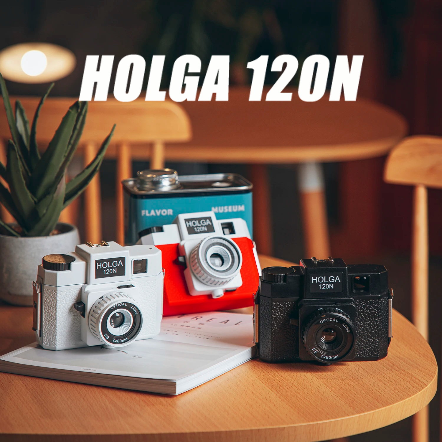 包邮！holga120n漏光相机胶卷