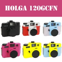 Бесплатная доставка Holga 120GCFN Retro 120 Стеклянная линза встроена -в четырех -колорном мигающем свете 66 645 лапша