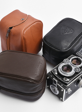 通用双反海鸥4B相机包 TL70  Rolleiflex禄来 双反相机袋软皮套