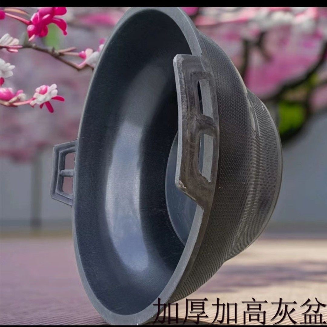工地用灰盆摔不烂加厚泥工瓦工大号牛筋熟料砌砖用砂胶皮灰桶耐用