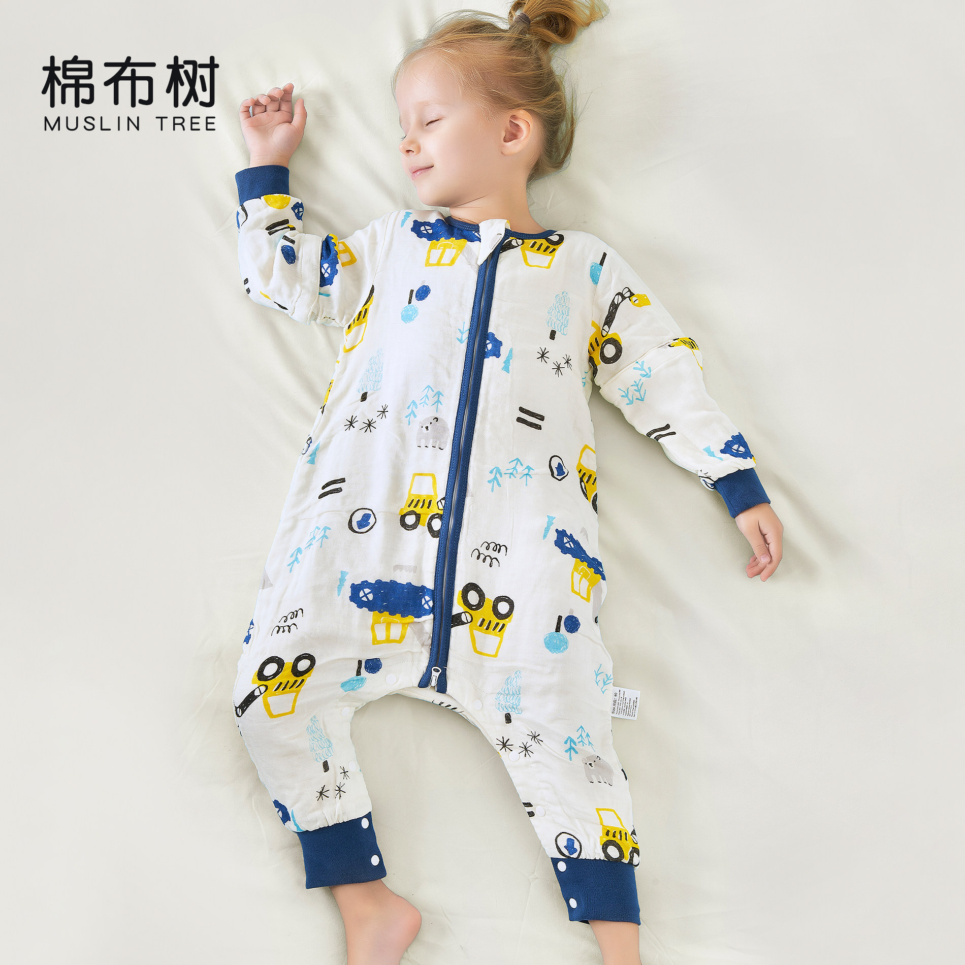 棉布树婴儿睡袋春秋款竹棉纱布儿童防踢被神器宝宝睡袋夏季薄款,婴童用品,睡袋/防踢被,淘宝优惠券,粉丝福利购,淘宝优惠卷