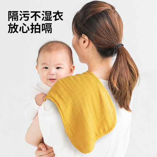 棉布树纱布婴儿宝宝拍嗝巾防吐奶