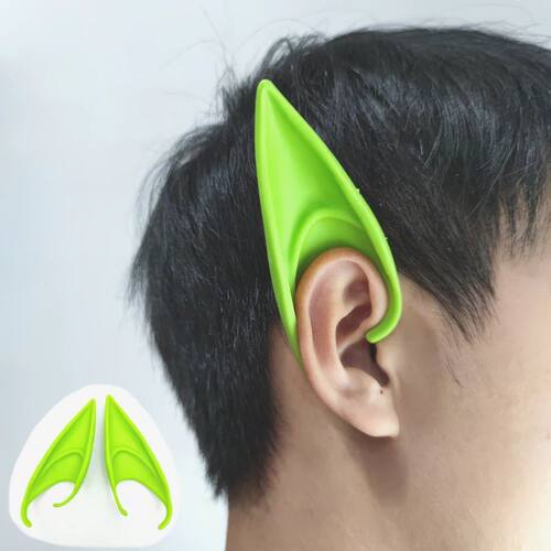 1Pairs Cosplay Latex Fairy Angel Elf Ears Halloween Masquera