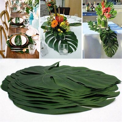 Artificial Tropical Palm Leaves Rustic Wedding Decoration Ju