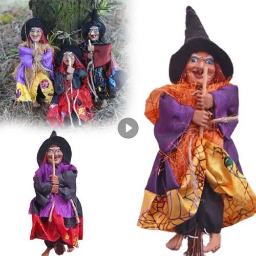 Halloween Ghost Witch Doll Horror Scary Hanging Decoration G