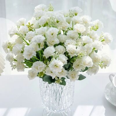 artificial flowers small carnation Christmas Wreath Home Nee
