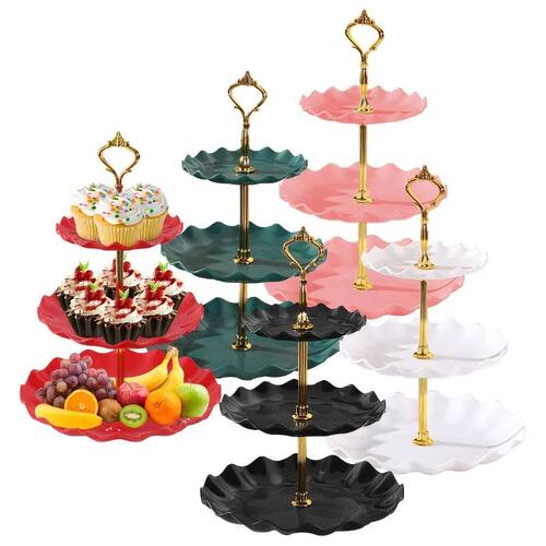 Cake Stand Plastic Dessert Stand Cupcake Holder Multi Layer