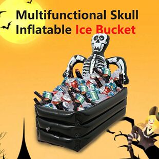 Halloween Decoration Skull Ice Bucket Halloween Party Suppli