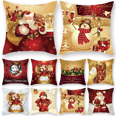 Christmas Cushion Cover Merry Christmas Decorations for