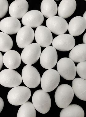 20/50Pcs DIY Easter Eggs Painting Foam White Easter Eggs for