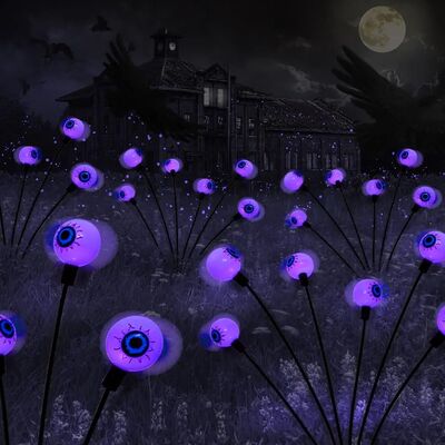 Halloween Decoration Outdoor Eyeball Light,1 Pack LED Solar
