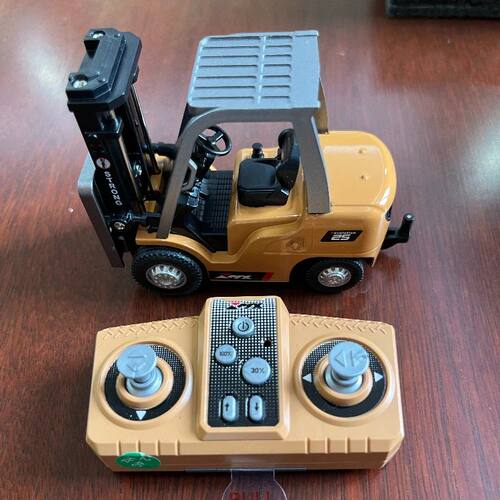 1/64 Remote-controlled alloy forklift Engineering vehicle Ta