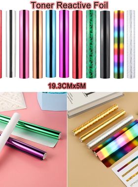 5Mx19.3CM Toner Reactive Foil Heat Activated Foil Hot Stampi