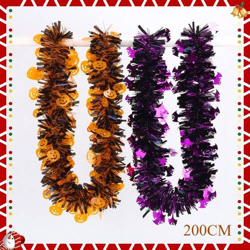 2m Halloween Decoration Color Bar Pumpkin Bat Haunted House