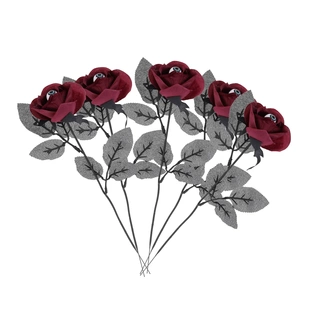 Roses Pcs Halloween with Party Eyes Single Branch Props