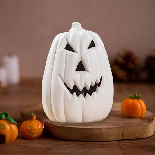 Festive Halloween Decoration Realistic Pumpkin Pattern Led P