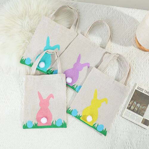Easter Rabbit Gift Packaging Bag Cute Bunny Stuffed Ball Tot